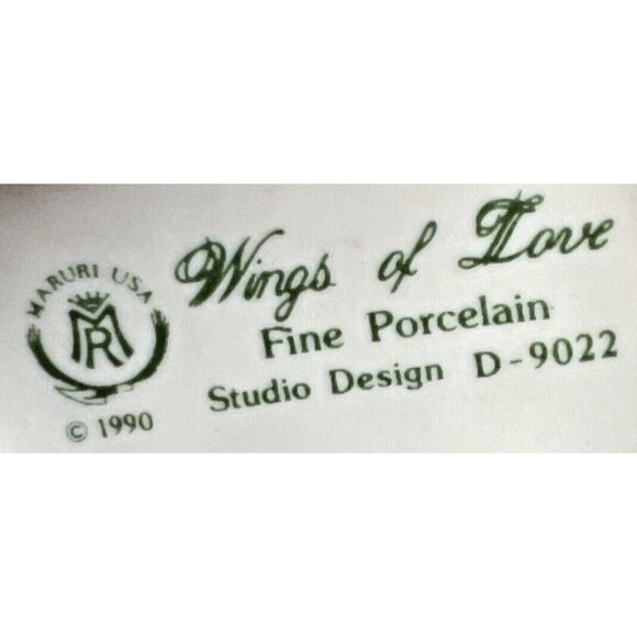 Maruri Fine Porcelain Wings Of Love Doves Figurine Vintage 1990 Studio Design D- - Picture 6 of 8